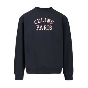 Celine Men Crewneck Cotton Sweatshirt